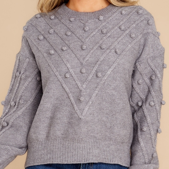 &merci pom pom cable knit sweater - Picture 10 of 10